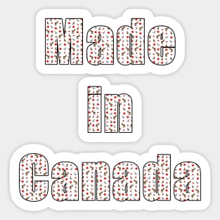 Made in Canada Sticker